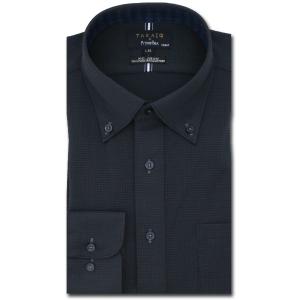 フォーマル シャツ タカキュー プライムフレックス  ボタンダウン ビジネスドレス 長袖ニットシャツ メンズ