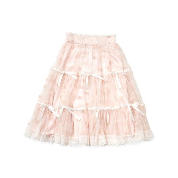 スカート Dreamy heart tulle スカート