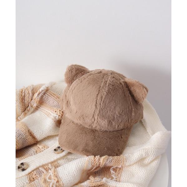 キャップ 帽子 フェイクファー猫耳BBキャップ メンズ レディース