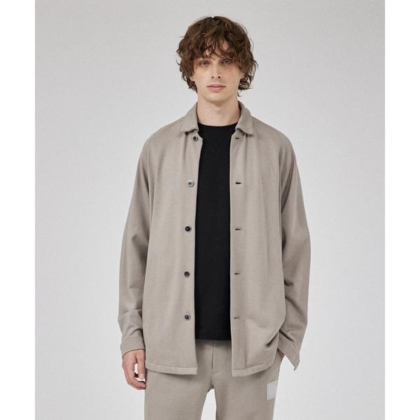 シャツ 「セットアップ対応」レーヨンナイロンストレッチジャージシャツ メンズ