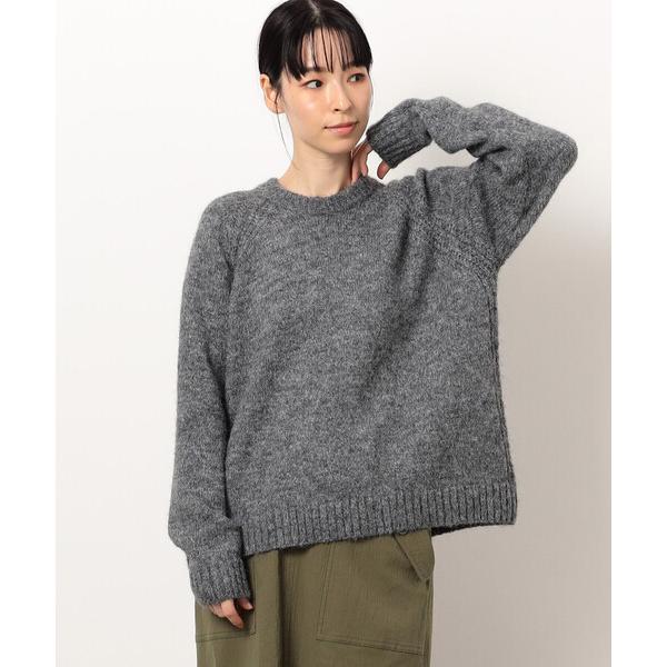 ニット セーター へアリーニットプルオーバー レディース