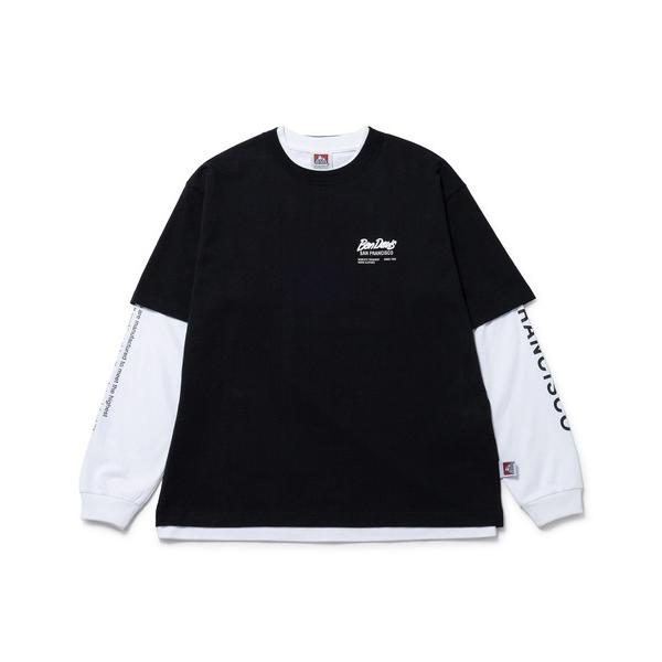アンサンブル 「BENDAVIS別注」j.n.r.d/リアルレイヤードTシャツ＆ロングスリーブTシャ...