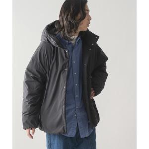 ダウンジャケット ダウン 「miffew/ミフュー」HIDDEN SNAP HOODED DOWN JACKET メンズ