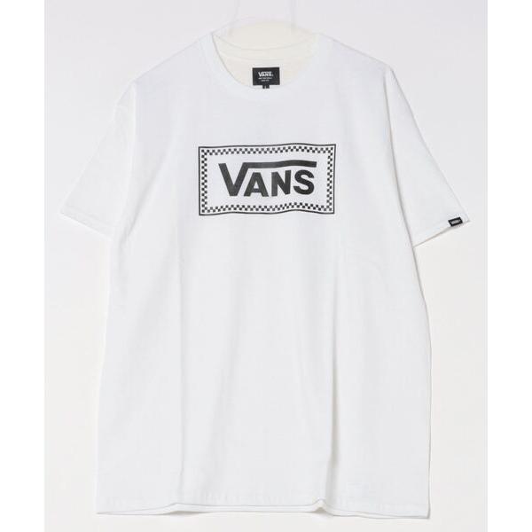 tシャツ VANSアパレル(WJ) ヴァンズ M CHECKER BOX SS TEE ショートスリ...