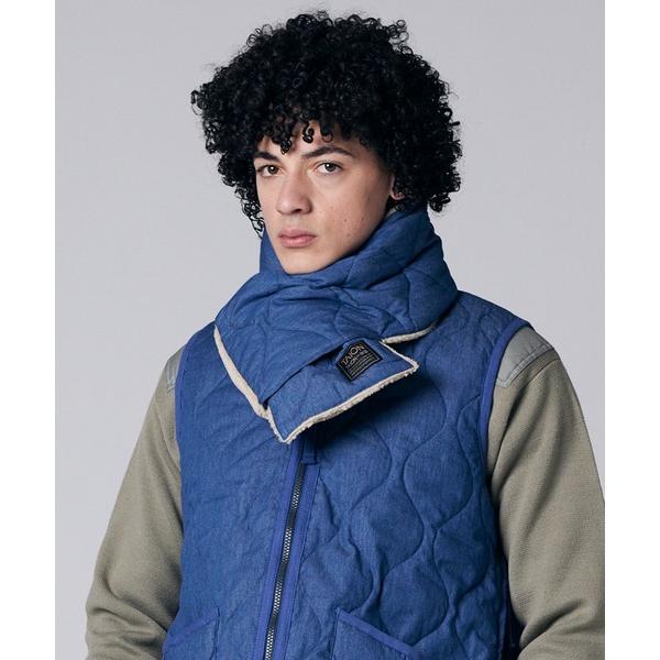 マフラー 「TAION(タイオン)」「グッズ」ミリタリー リバーシブル ダウンマフラー メンズ レデ...