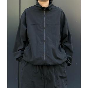 ナイロンジャケット 「セットアップ対応」ゴープコア ドロスト ダブルジップブルゾン フルジップナイロンジャケット トラックジャケット「Confirm」