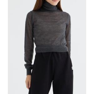 ニット セーター 「JOHN LAWRENCE SULLIVAN/ジョンローレンスサリバン」MOHAIR HI-NECK SWEATER/モヘヤウールハイネックセーター/ニット レディース