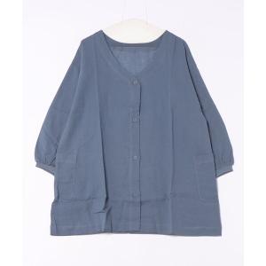 新品未使用slowly but surelyリネン2way割烹着 slowly but surelyリネン割烹着2wayコートエプロン - メルカリ