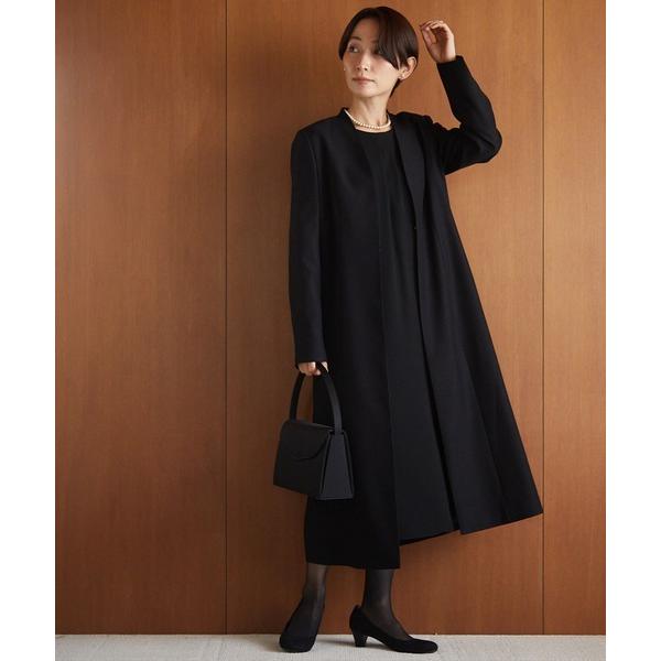 セットアップ 「喪服・礼服」ロングジャケット＆フレアワンピース「大きいサイズ・小さいサイズ有」/卒業...