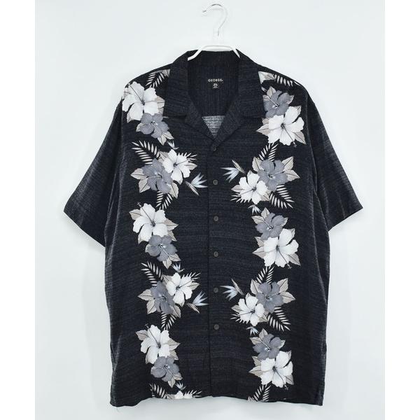 シャツ 「ヴィンテージ古着」GEORGE ショートスリーブ オープンカラーシャツ メンズ レディース