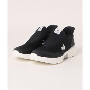 スニーカー le coq sportif ルコックスポルティフ LCS LOIRE EZ SP「手を使わずさっと履ける/軽量/幅広3E」レディーススニ