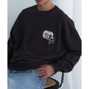 トレーナー スウェット 「AIRWALK」90's グラフィック刺繍 オーバーサイズ ヘビーウェイトクルーネックスゥェットトレーナー メンズ レディー