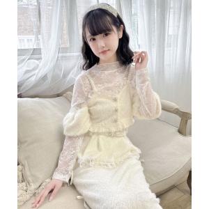PROVOKE プロヴォーク ワンピース satin apron dress PV-070036