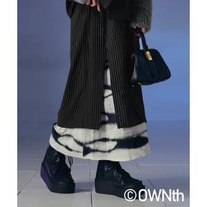 antiqua（アンティカ） スカート ボタニカル ジャガード ロング