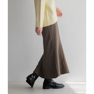ロング スカート ウールライクマーメイドスカート...の商品画像