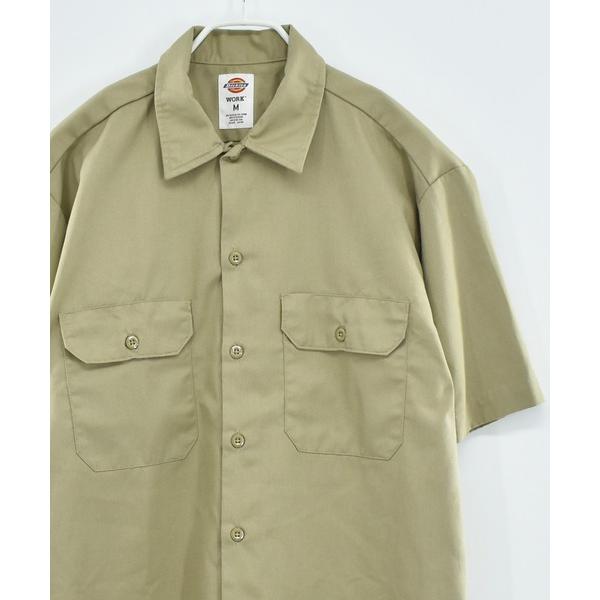 シャツ 「ヴィンテージ古着」Dickies ショートスリーブワークシャツ メンズ レディース