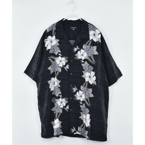 シャツ 「ヴィンテージ古着」GEORGE 花柄 オープンカラー ショートスリーブシャツ メンズ レデ...