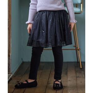 パンツ リボン×ラメチュールスカッツ キッズ 子供服 女の子