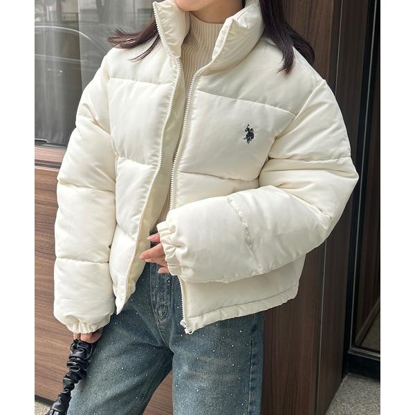 ダウンコート ダウンジャケット RANAN/solleim別注「U.S.POLO ASSN.」ショー...