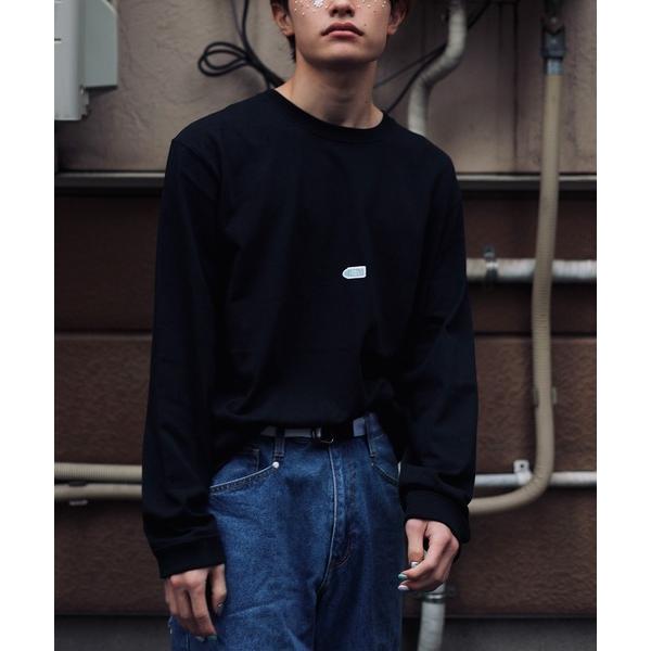 tシャツ %psh crayon patch long sleeve tee メンズ レディース
