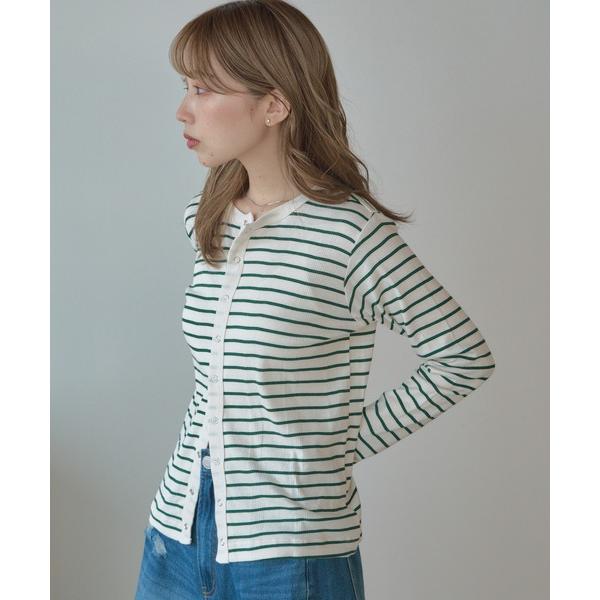 カーディガン R.P.miller/ミラー Panel ribbed cardigan 2026年春...