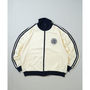 おしゃれスタ ジャージ embroidery side line track jacket/胸ワン
