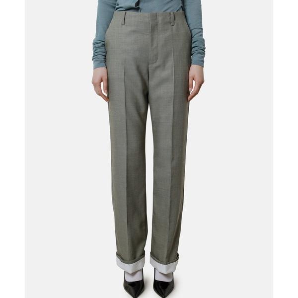 パンツ メランジグリーントラウザー / Melange Green Trousers レディース