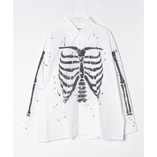 シャツ DISCOVERED BONE AIR BRUSH SHIRTS メンズ レディース