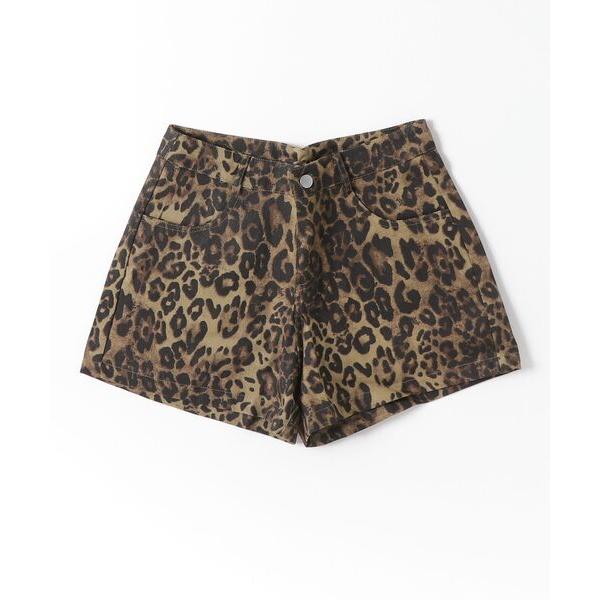 パンツ レオパードGRAMショートパンツ レディース