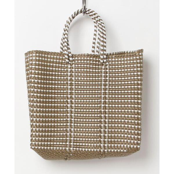 かごバッグ カゴバッグ 「Moon Bird/ムーンバード」手編みのメルカドバッグ・DOT（M）