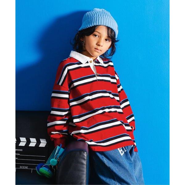 ポロシャツ 「BREEZE NEW JACK」マルチボーダーポロシャツ キッズ 子供服 男の子 女の...