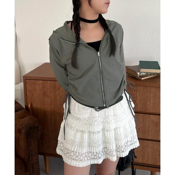 パーカー 「apresjour mignon」2WAYナイロンジップパーカー「ZOZOTOWN限定ア...