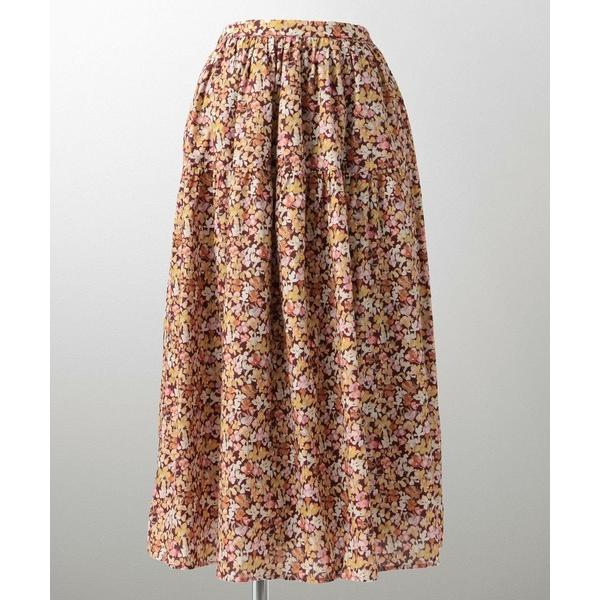 スカート ティアード スカート Made with Liberty Fabric HUIT