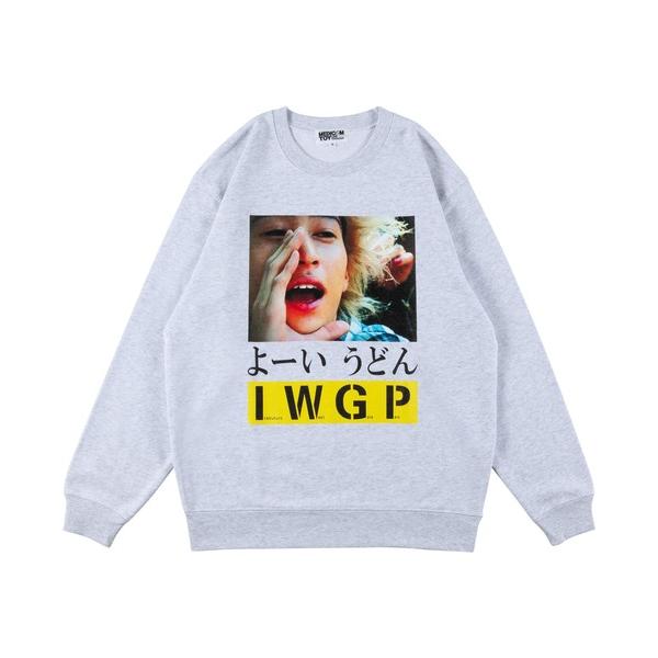 トレーナー スウェット MLE×I.W.G.P.PHOTO MESSAGE SWEATSHIRT ”...