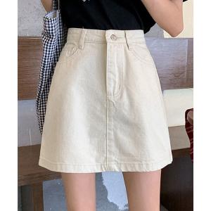 ANAP（アナップ） デニムスカート ストレッチデニムインパン付きミニ