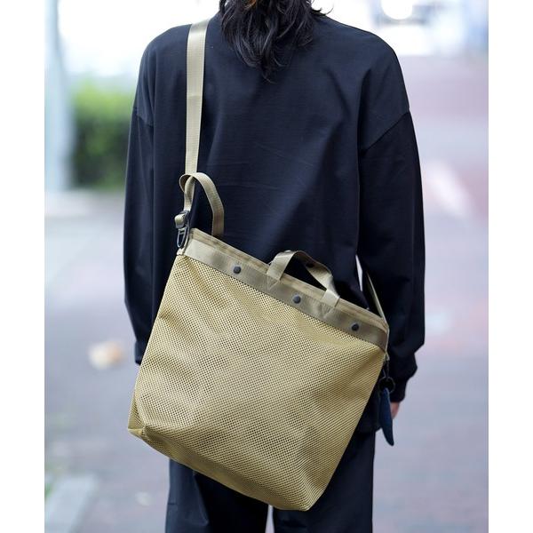 ショルダーバッグ WEEKEND(ER) ウィークエンダー MESH＆TOTE BAG メンズ レデ...