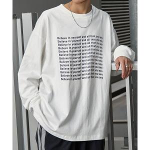 tシャツ メッセージグラフィックオーバーサイズT...の商品画像