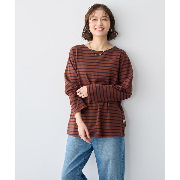 tシャツ 「anyfee」ボーダートップス「大きいサイズ/プラスサイズ」 レディース