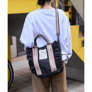 ショルダーバッグ バッグ THEATRE PRODUCTS × FREAK'S STORE/シアタープロダクツ  別注2WAYジャガードテープフリルバ