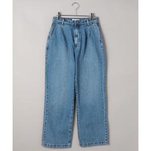 ジーンズ デニム デニムパンツ ROLLA’S/ローラス CHLOE PLEAT AZURE/クロエ プリーツ アズール/デニムパンツ レディース