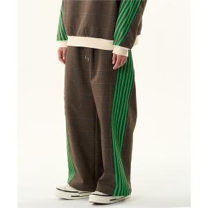 パンツ CHECK BONDING LINE TRACK PANTS メンズ レディース