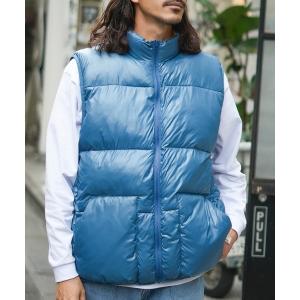 黒 光沢 ダウンベスト メンズ スマートなシルエットが魅力的♪<br>TATRAS(タトラス) メンズ