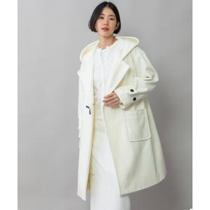 ダッフルコート コート マイクロシープダブルジャージダッフルコート レディース