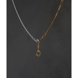 TEN. ネックレス SILVER925 シェードコンビチェーンネックレス SV