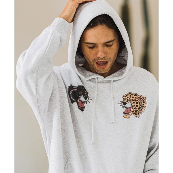 パーカー mpa3600- American Traditionalタトゥープリントプルパーカー メ...