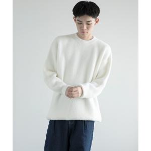 セーター ニット aimoha men Shaggy Jacquard Knit メンズ