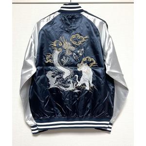 新品 HOUSTON スカジャン 刺繍 SOUVENIR JACKET Lサイズ HOUSTON（ヒューストン） スカジャン HOUSTON / USED FINISHING