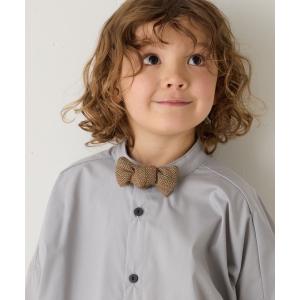 蝶ネクタイ ヘリンボーン柄蝶ネクタイ（ボタン取り外しシャツ対応） キッズ 子供服 男の子｜ZOZOTOWN Yahoo!店