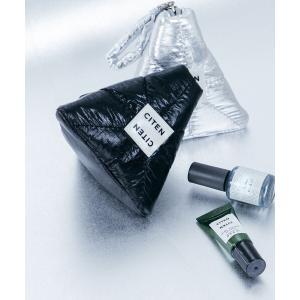 コスメセット コフレ osaji 「別注」「OSAJI×CITEN」立体ポーチセット（ポーチ・ネイルカラー・リップゲル）ブラック