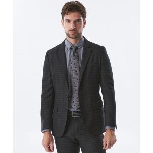 セットアップ 「セットアップ」マイクロチェックウールジャケット メンズ